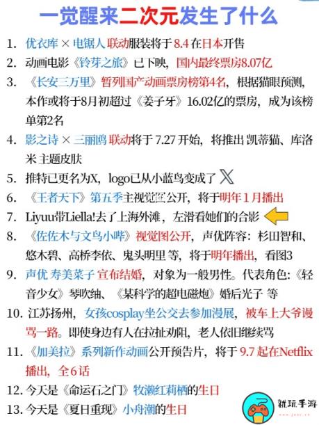 《二次元发生了什么》2023.7.25