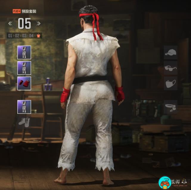 街头霸王6 × PUBG 联名款时装展示