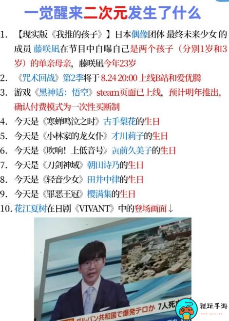 《二次元发生了什么》2023.8.21