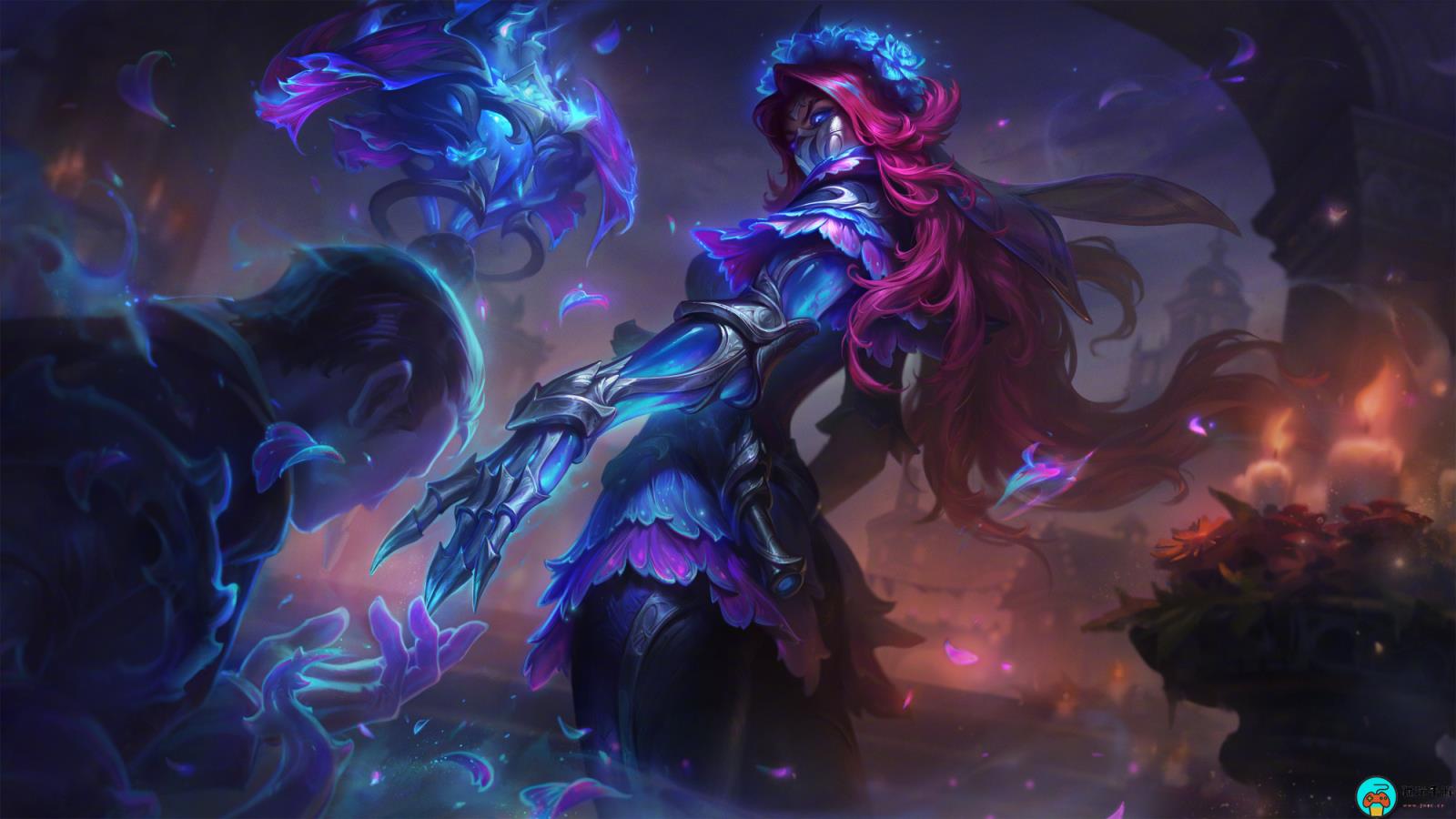 《LOL》“彼岸灵花”系列皮肤原画公开