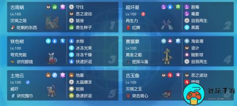 《宝可梦朱紫》天梯阵容推荐