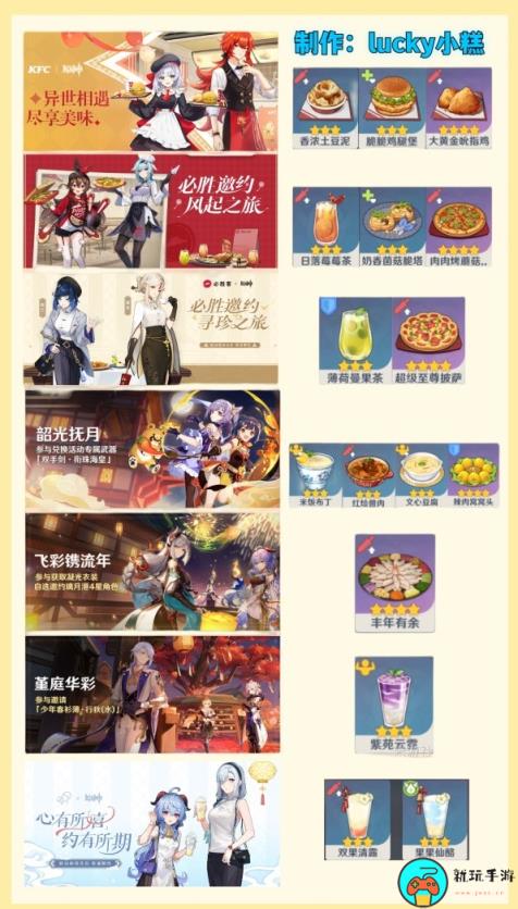 《原神》4.1绝版限定食谱介绍