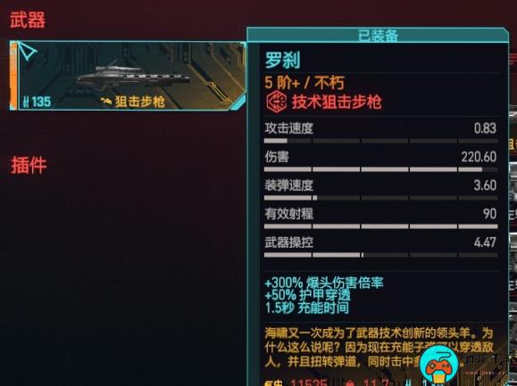 《赛博朋克2077》狙击步枪推荐排行榜一览