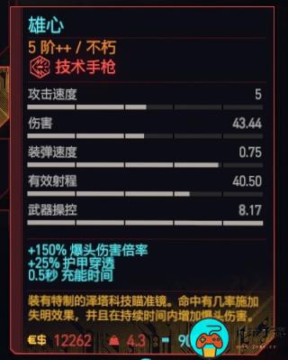 《赛博朋克2077》手枪推荐排行榜及获取方法一览