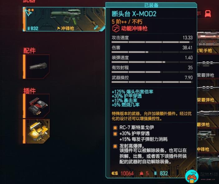 《赛博朋克2077》冲锋枪推荐排行榜一览