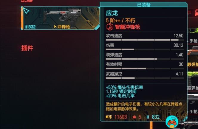 《赛博朋克2077》冲锋枪推荐排行榜一览