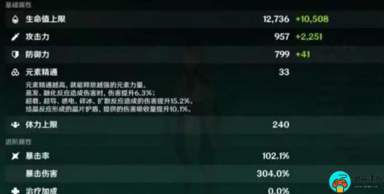 《原神》魈毕业面板是多少