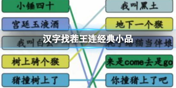 《汉字找茬王》连经典小品金句台词怎么过